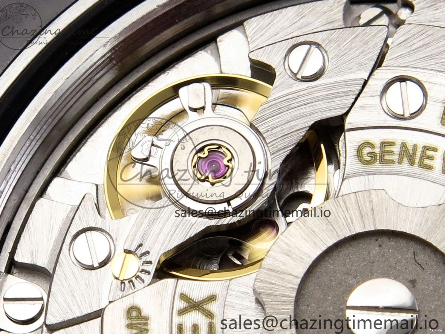 MiroTime 0131 GoodFit DateJust 41 126334 EWEF Best Edition Gray Dial Green Roman on Oyster Bracelet A 1054